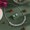 Green Color Stone Necklace Set