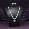 Pista Green Color Stone Necklace Set