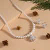 White Color Stone Necklace Set