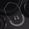 Black Color Stone Necklace Set