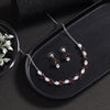 Brown Color Stone Necklace Set