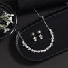 White Color Stone Necklace Set