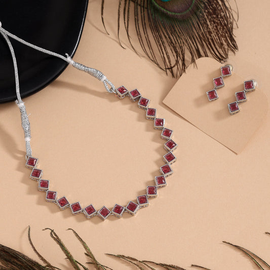 Rani Color Stone Necklace Set