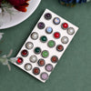 Assorted Color Oxidised Stud Earrings Combo Of 12 Pairs (STUD223CMB)