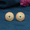 Green Color Stud Earrings (STUD229GRN)