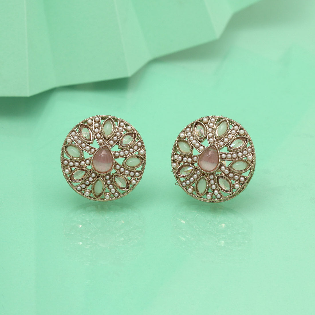 Carnival Multi Color Tops Stud Earrings