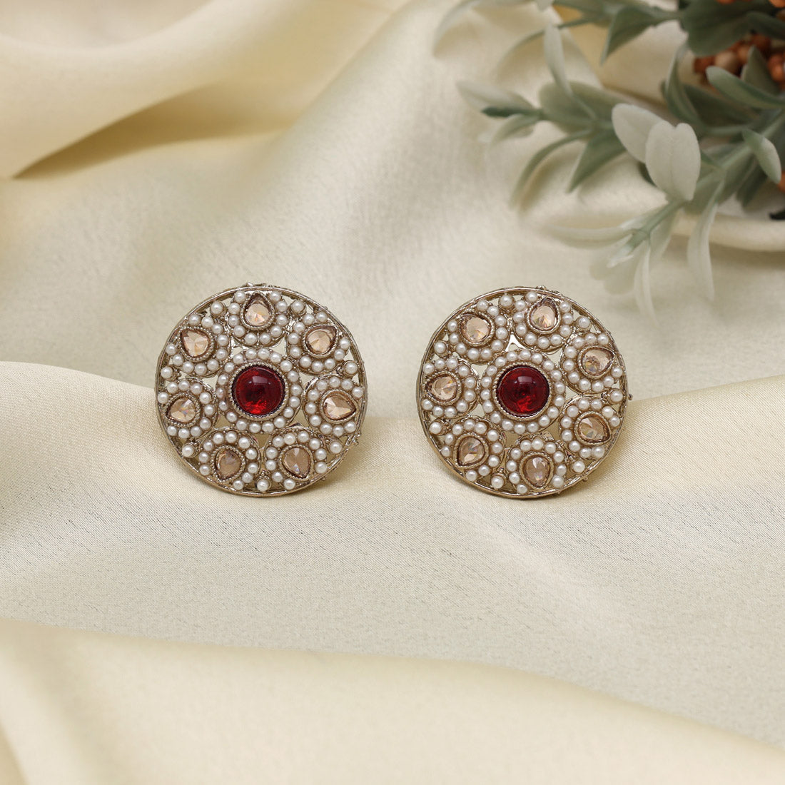 Regal Rani Color Tops Stud Earrings