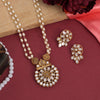 Assorted Color 6 Pieces Of Matte Gold Necklace Set (TPLN105CMB)