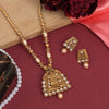 Assorted Color 6 Pieces Of Matte Gold Necklace Set (TPLN106CMB)