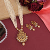 Assorted Color 6 Pieces Of Matte Gold Necklace Set (TPLN107CMB)