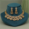 Rani Color Matte Gold Necklace Set (TPLN636RNI)