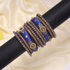 Blue Color Thread Bangle Set: 2.10 (TRB179BLU-2.10)