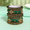 Green Color Thread Bangle Set: 2.10 (TRB179GRN-2.10)