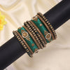 Green Color Thread Bangle Set: 2.10 (TRB179GRN-2.10)