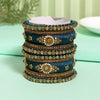 Rama Green Color Thread Bangle Set: 2.6 (TRB179RGRN-2.6)