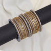 Grey Color Thread Bangle Set: 2.8 (TRB182GRY-2.8)