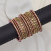 Pink Color Thread Bangle Set: 2.10 (TRB182PNK-2.10)