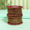 Rani Color Thread Bangle Set: 2.4 (TRB182RNI-2.4)