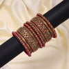 Rani Color Thread Bangle Set: 2.4 (TRB182RNI-2.4)