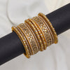 Yellow Color Thread Bangle Set: 2.10 (TRB182YLW-2.10)