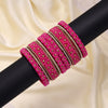 Rani Color Thread Bangle Set: 2.6 (TRB183RNI-2.6)