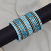 Firozi Color Thread Bangle Set: 2.10 (TRB184FRZ-2.10)