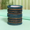 Rama Green Color Thread Bangle Set: 2.6 (TRB184RGRN-2.6)