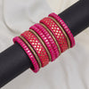 Rani Color Thread Bangle Set: 2.10 (TRB184RNI-2.10)