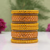 Yellow Color Thread Bangle Set: 2.10 (TRB184YLW-2.10)