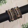 Rama Green Color Velvet Thread Bangle Set: 2.10 (TRB185RGRN-2.10)