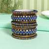 Blue Color Thread Bangle Set: 2.4 (TRB187BLU-2.4)