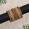 Cream Color Thread Bangle Set: 2.10 (TRB187CRM-2.10)