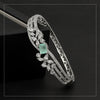Pista Green Color American Diamond Bracelet (ADB182PGRN)