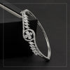 Silver Color American Diamond Bracelet (ADB185SLV)