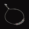 Rani & Green Color American Diamond Bracelet (ADB201RNIGRN)