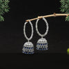 Blue Color American Diamond Earrings (ADE248BLU)