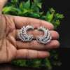 White Color American Diamond Earrings (ADE283WHT)