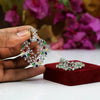 Multi Color American Diamond Earrings (ADE299MLT)