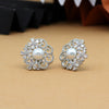Silver Color American Diamond Earrings (ADE303SLV)