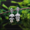 Silver Color American Diamond Earrings (ADE309SLV)