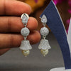 Silver Color American Diamond Earrings (ADE310SLV)
