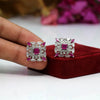 Rani Color American Diamond Earrings (ADE311RNI)