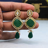 Green Color American Diamond Earrings (ADE314GRN)