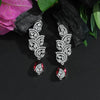 Red Color American Diamond Earrings (ADE317RED)