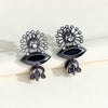 Black Color American Diamond Earrings (ADE323BLK)
