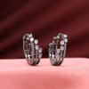 Pink Color American Diamond Earrings (ADE324PNK)