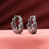 White Color American Diamond Earrings (ADE324WHT)