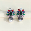 Multi Color American Diamond Earrings (ADE325MLT)