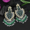 Green Color American Diamond Earrings (ADE328GRN)