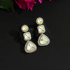 White Color American Diamond Earrings (ADE329WHT)